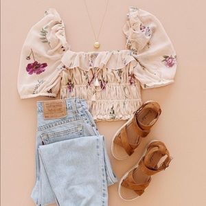 Skylar Rose ruched top